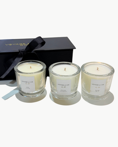 CANDLE VOTIVE SET IN SUMMER 3 SCENTS