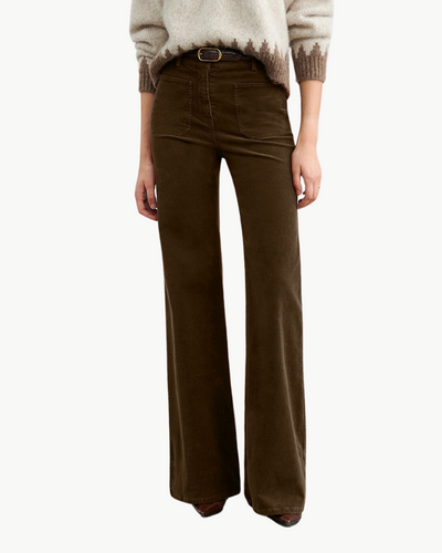 FLORENCE PANT IN CIGAR BROWN