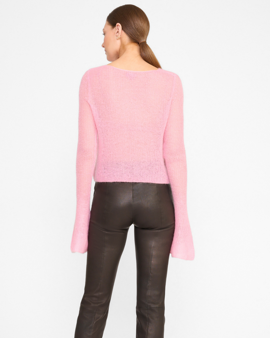 PARKER SWEATER IN DAMASK PINK