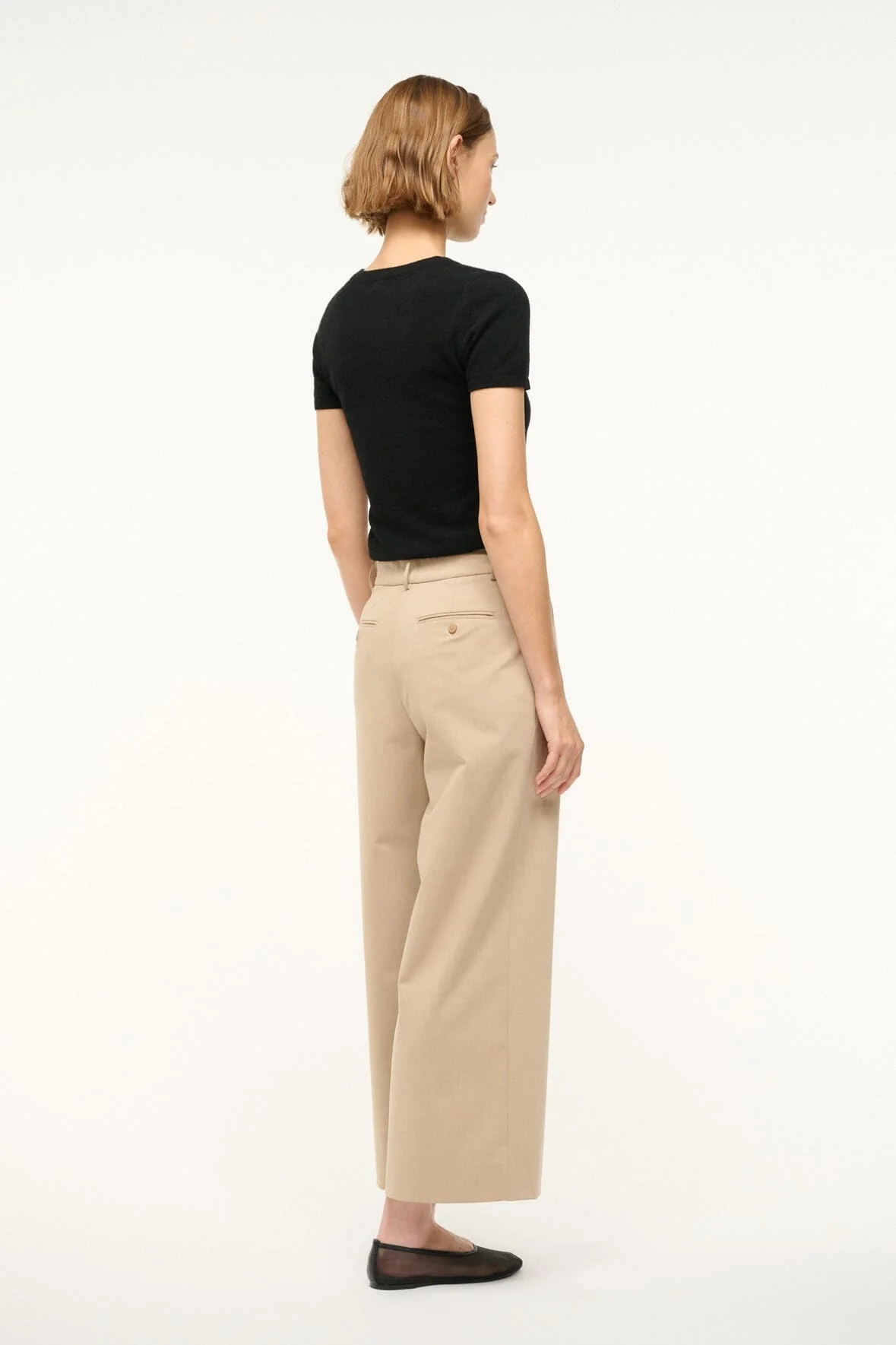 PRINCE CROPPED PANT IN STONE