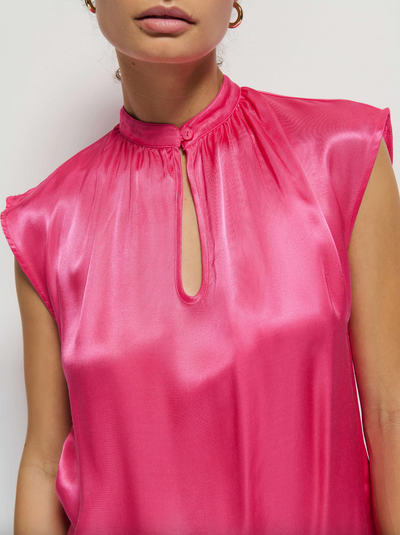 JEANNE TOP IN PINK FLAMBE