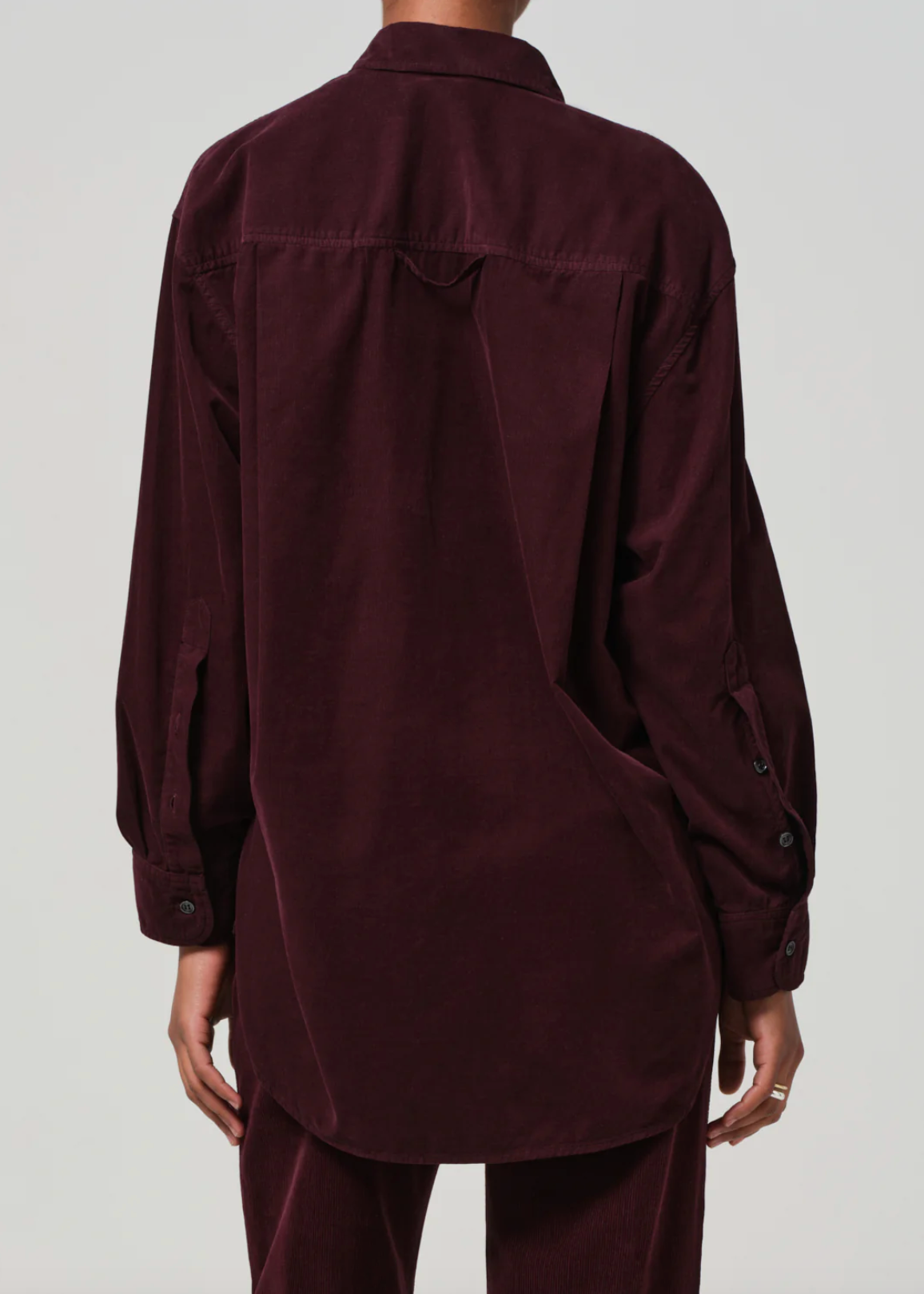 KAYLA SHIRT IN BORDEAUX