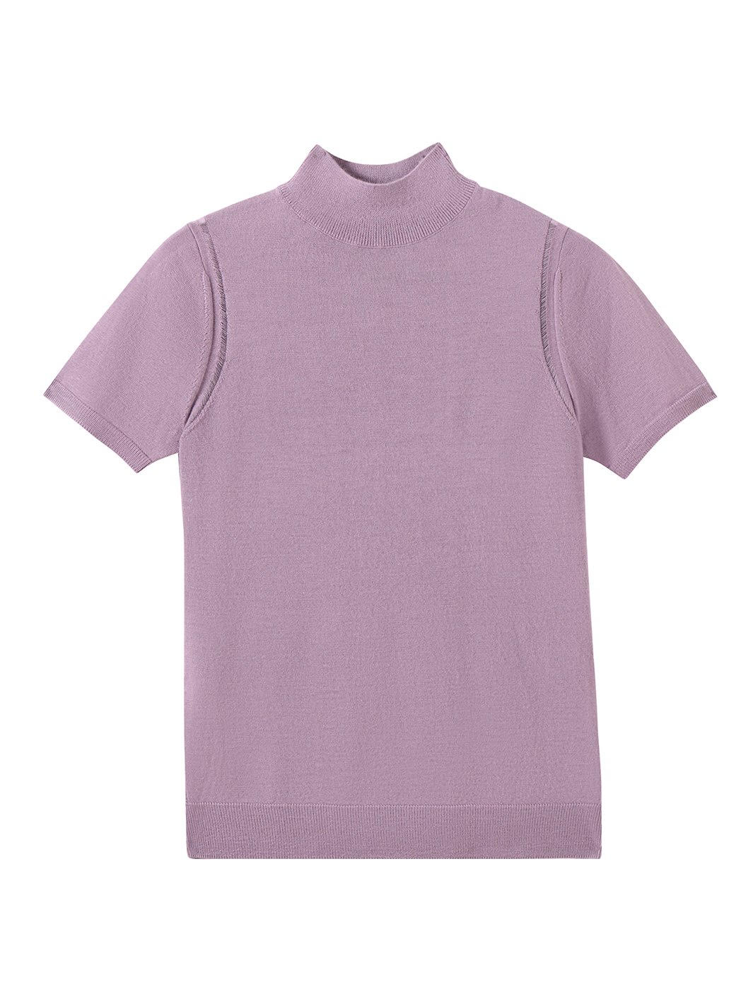 MARISSA CASHMERE TURTLENECK IN LILAC