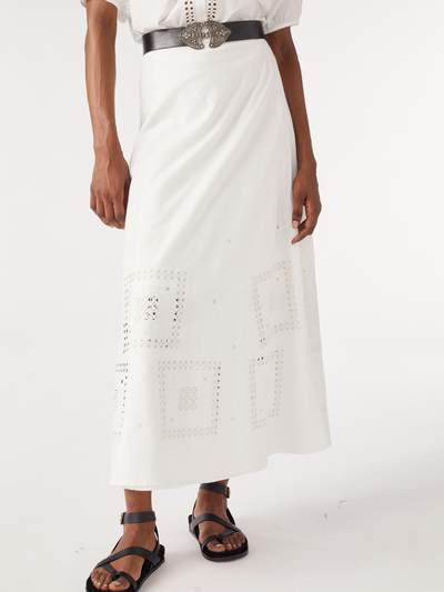 LERMAID SKIRT IN BLANC