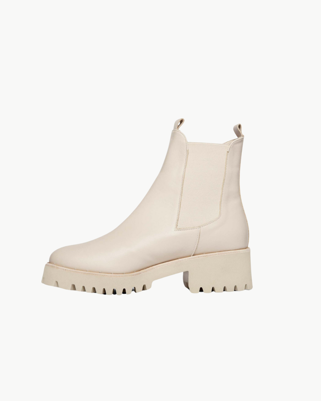 BROOKE RAIN RESISTANT BOOT IN CREAM CALF