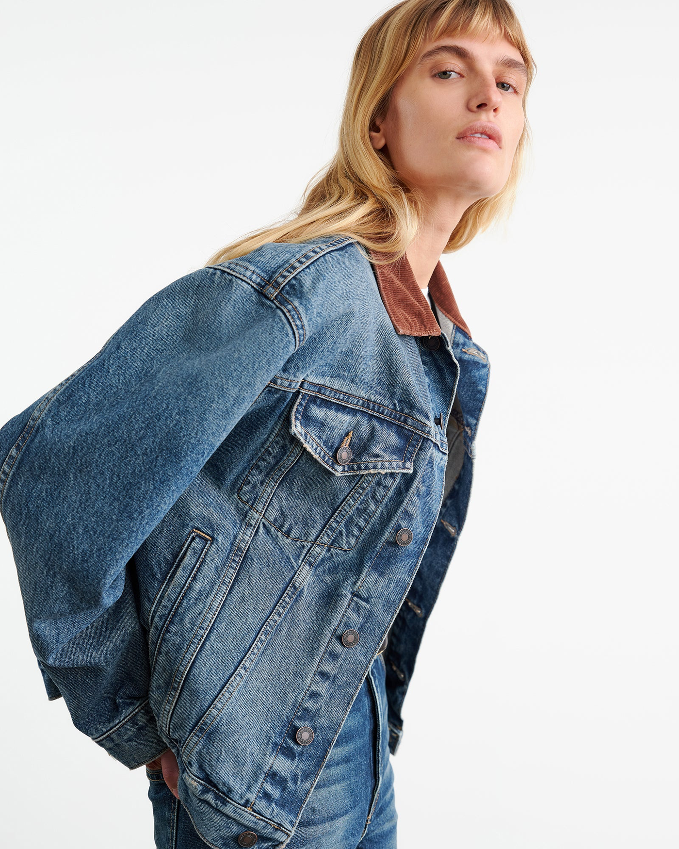 CHESNEY DENIM JACKET IN OCEAN WASH