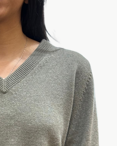 PRIYA SWEATER IN LIGHT ARMY GREEN