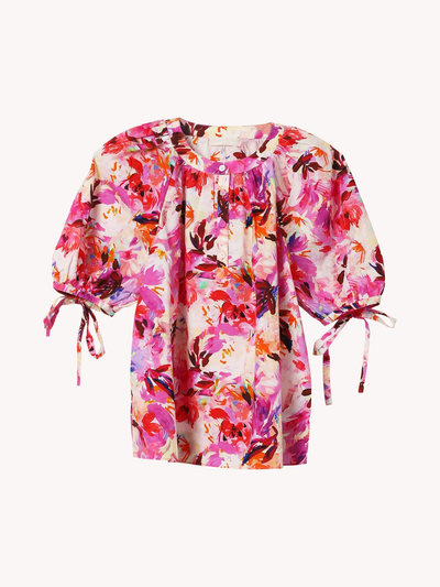 VIENNE BLOUSE IN AZALEA