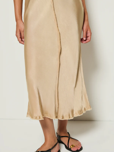 LOLA SEAMED SKIRT IN NOMAD