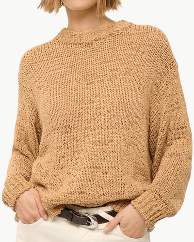 CALA SWEATER IN CAMEL