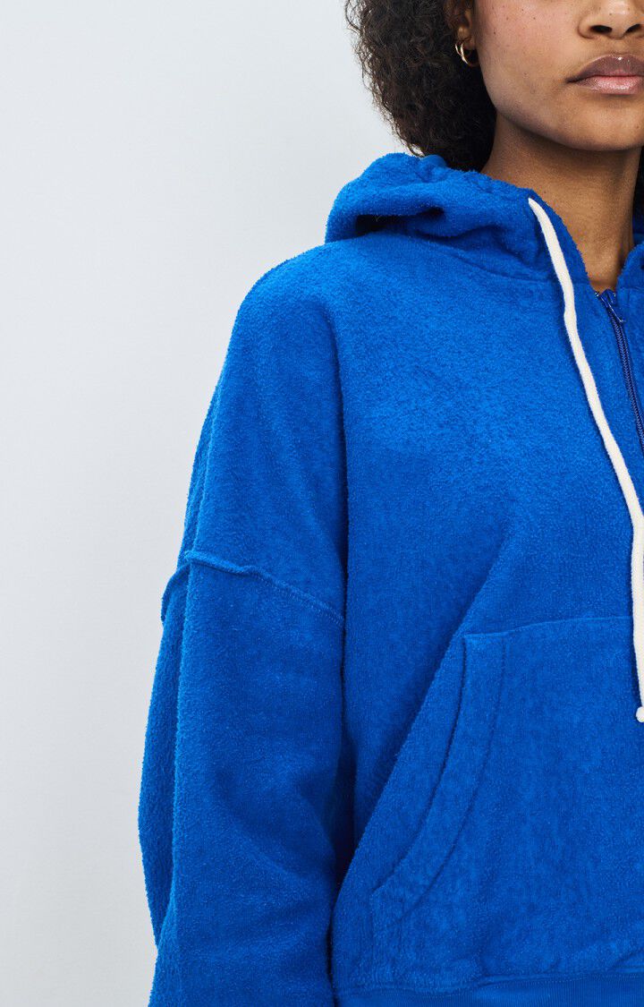 WOMEN'S HOODIE BOBYPARK IN BLUE DE PRUSSE