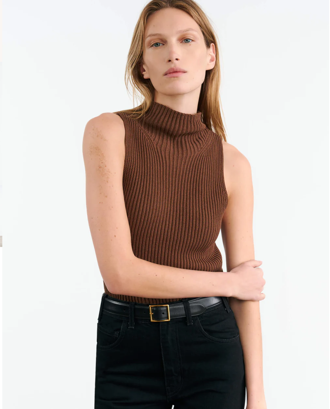 SONIA SWEATER IN BROWN