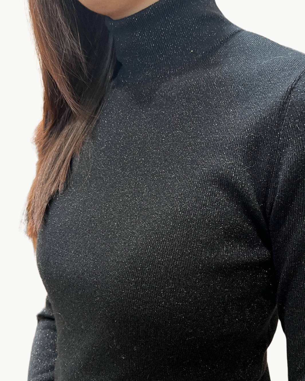 MYURE WOMAN KNIT PULLOVER IN BLACK