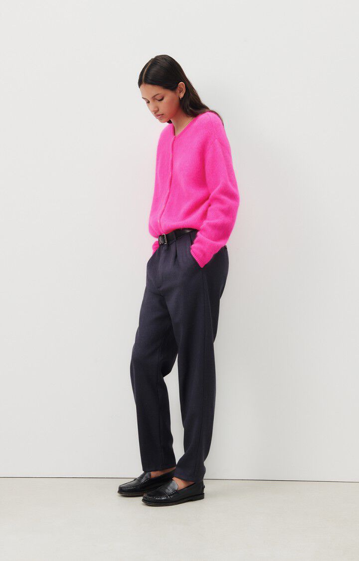 WOMEN'S CARDIGAN VITOW IN NEON PINK MELANGE