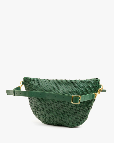 GRANDE FANNY IN EVERGREEN WOVEN ZIG ZAG