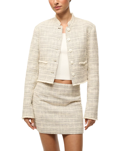 COSTERO JACKET IN IVORY MULTI