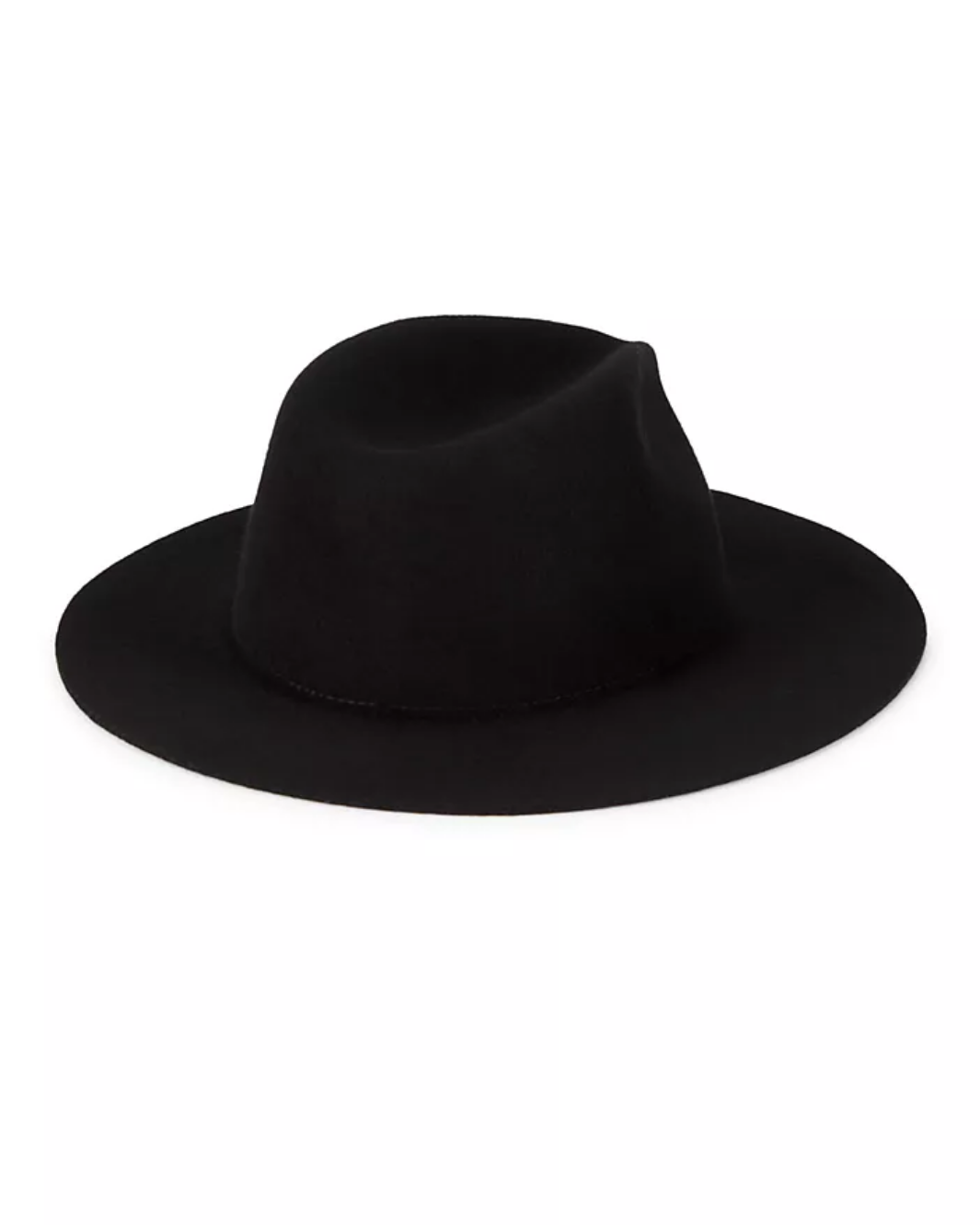 CITY FELT FEDORA IN BLACK