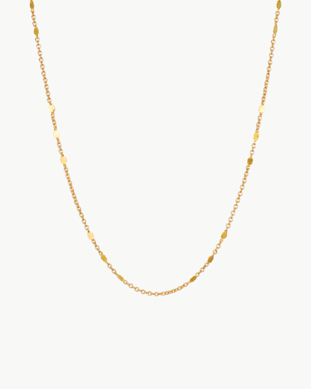 TWINKLING LIGHT GOLD CHOKER NECKLACE