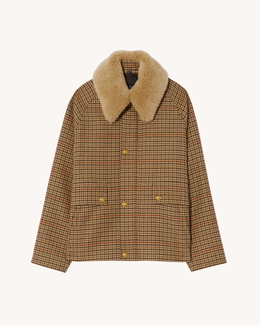 APOLIN PARKA IN LARGE OAK CHECK