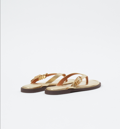 GIA THONG SANDAL IN GOLD