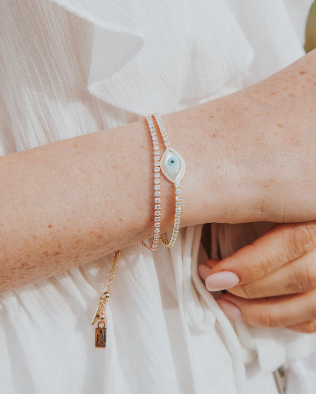 TENNIS BRACELET IN SHIMMER