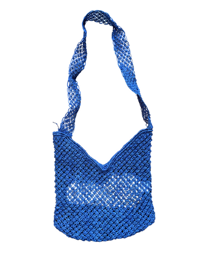 DRUSILLA CIAO JUTE BAG IN NAVY