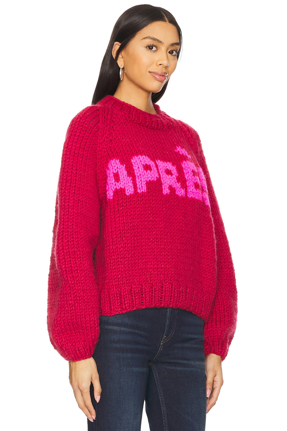 APRES PULLOVER IN CRANBERRY