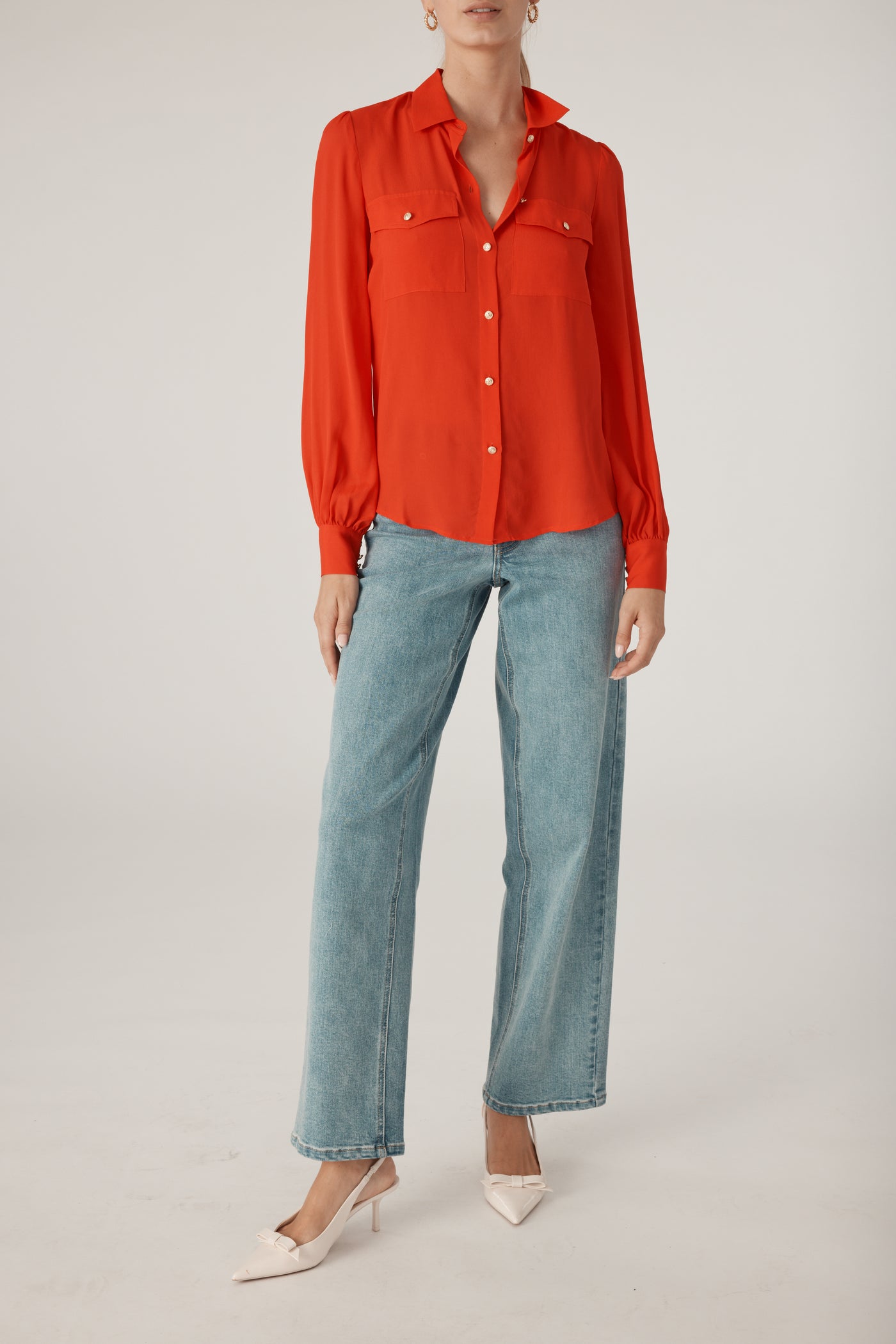 MAISON BLOUSE IN FLAME