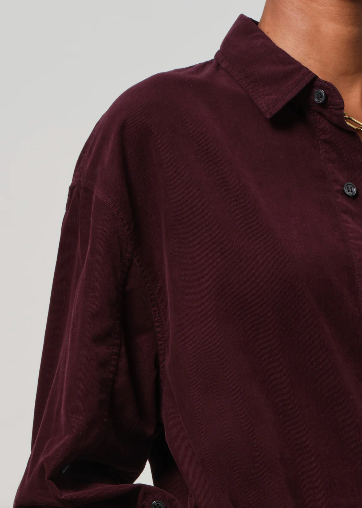 KAYLA SHIRT IN BORDEAUX