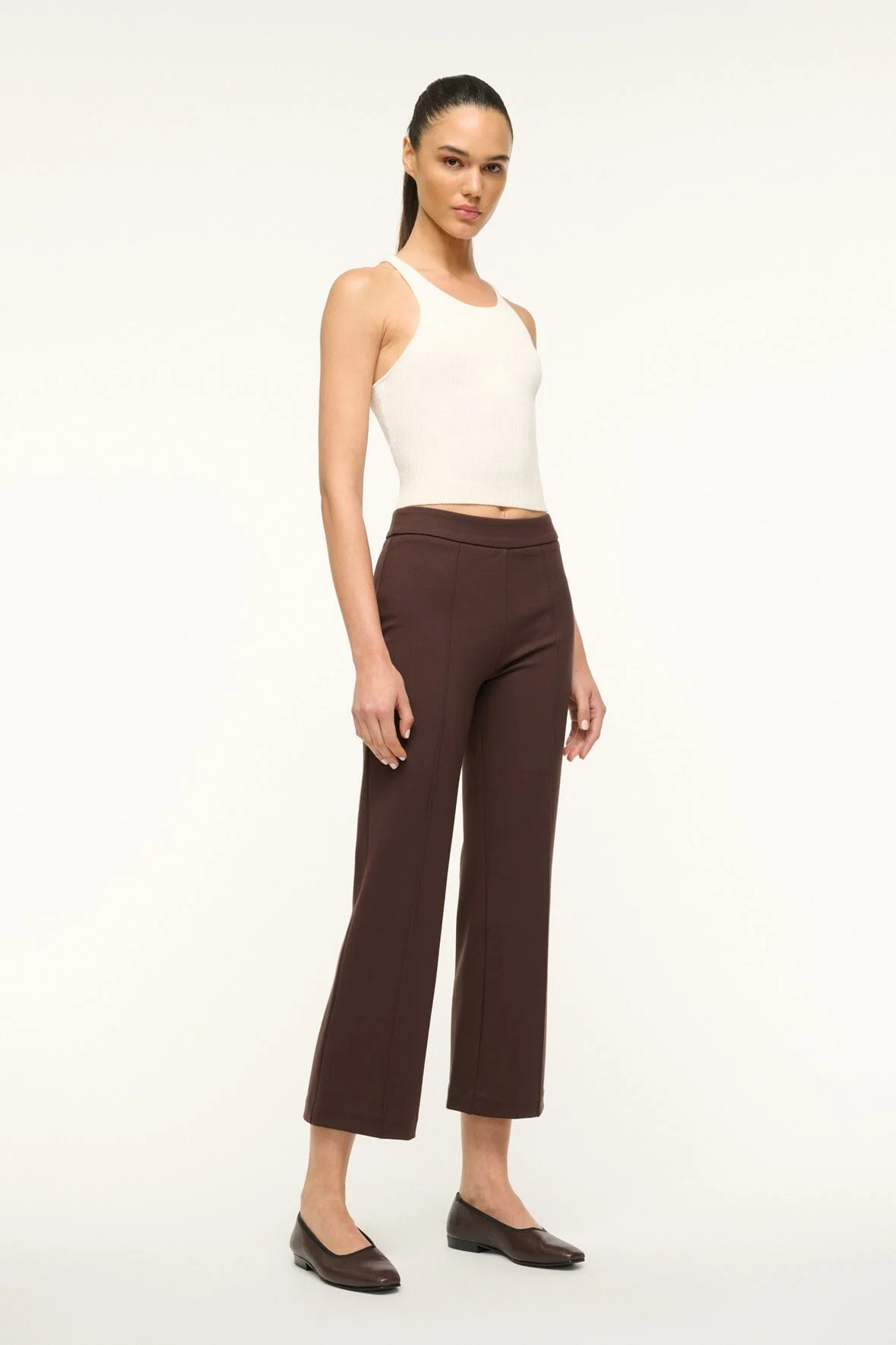 KNACK PANT IN DARK CHOCOLATE