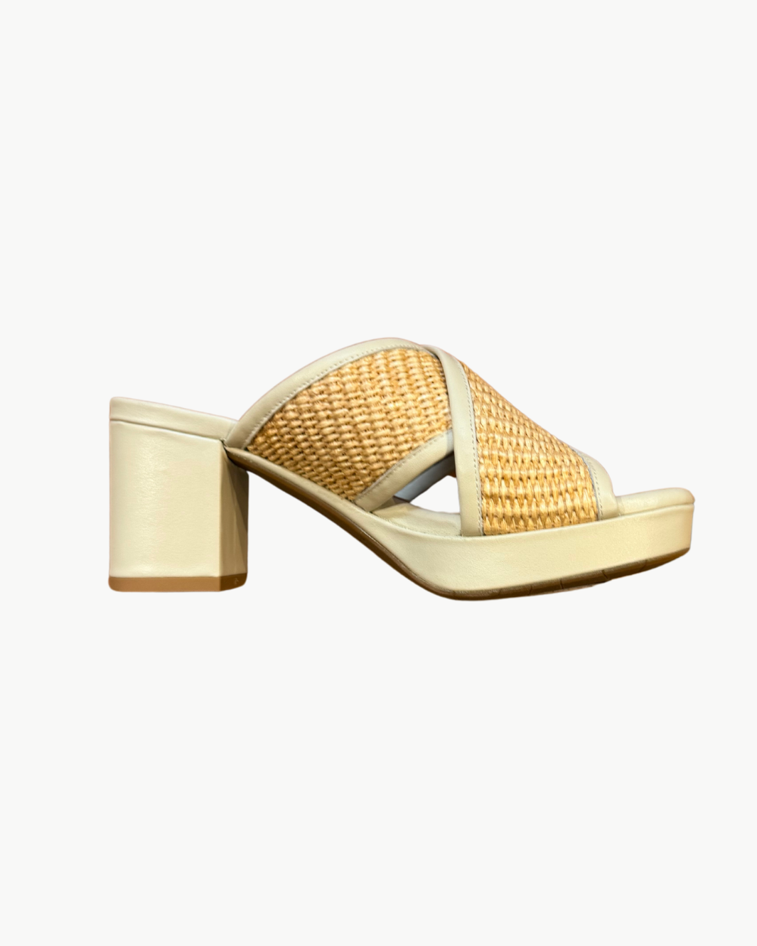 MADYSON IN RAFFIA BONE NAPPA