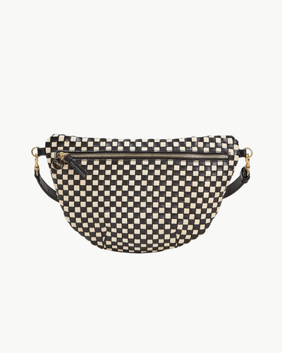 GRANDE FANNY WOVEN CHECKER IN BLACK AND CREAM