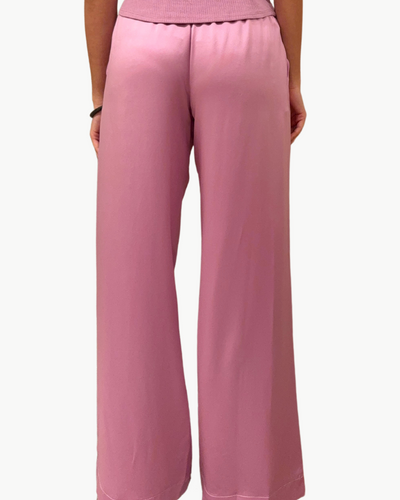 BRYNN HIGH RISE PULL ON WIDE LEG PANT IN ORCHID