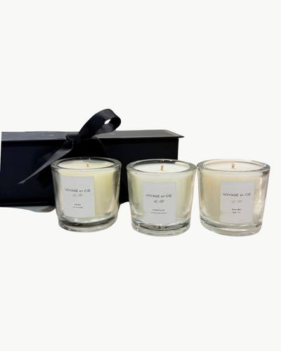 CANDLE VOTIVE SET IN SUMMER 3 SCENTS