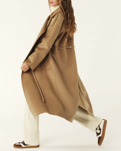 KATE COAT IN CAMEL