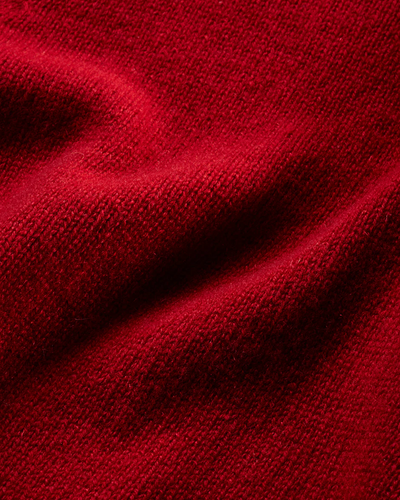 MAZZY CASHMERE SHELL IN CRIMSON