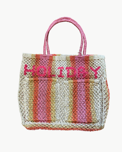 MONTY HOLIDAY BAG IN BERRY STRIPE