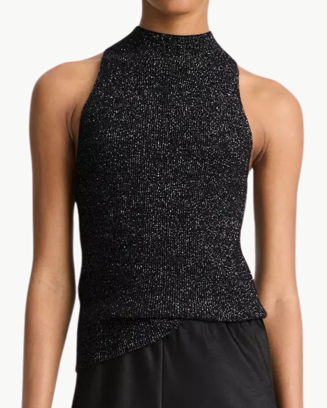 METALLIC MOCK TANK IN BLACK METALLIC