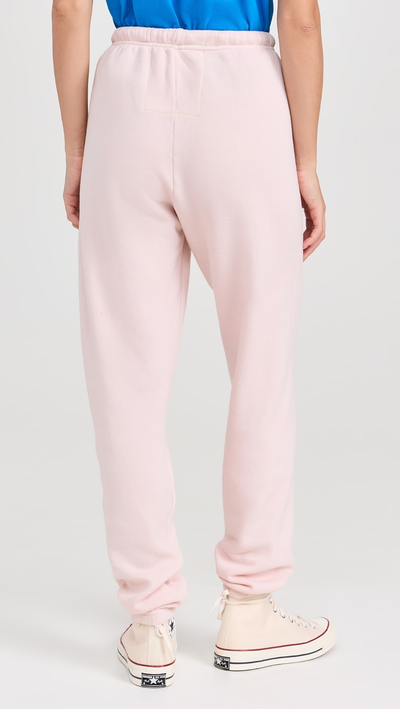 LOGO SWEATPANTS IN LIGHT PINK