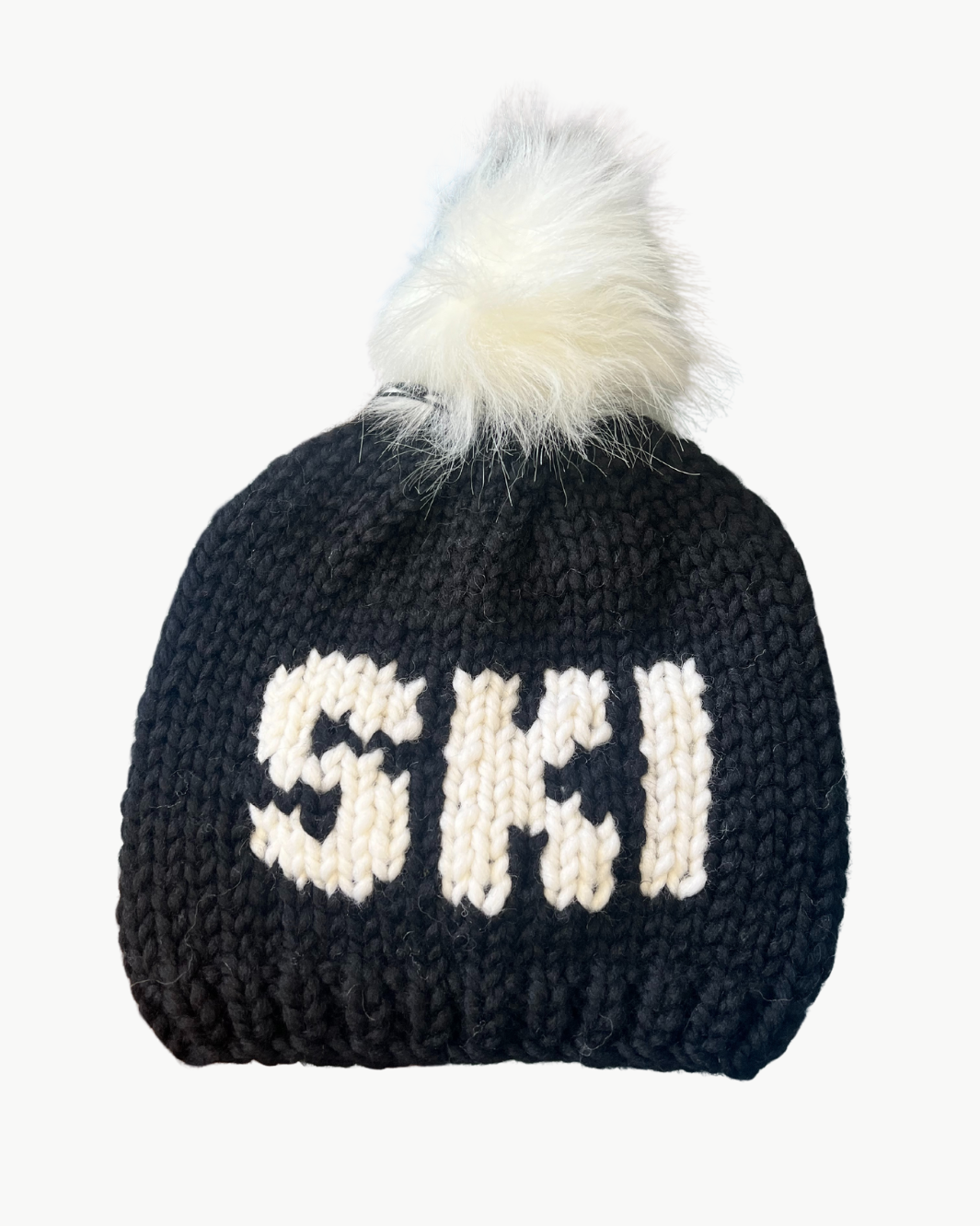 SKI TOQUE IN JET/SNOW/SNOW