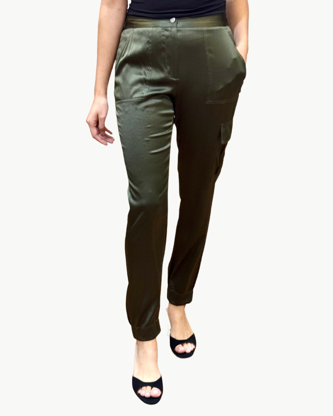 GO LUXE CARGO HOLD PANT IN SURPLUS