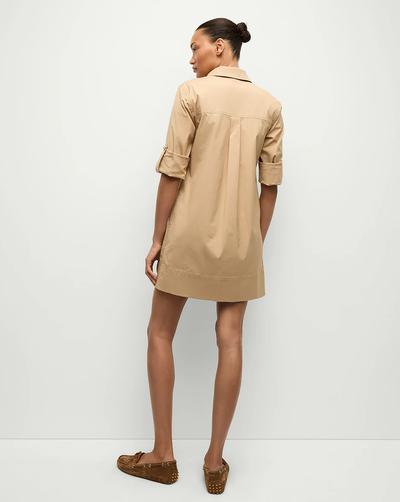 SAUDE DRESS IN KHAKI