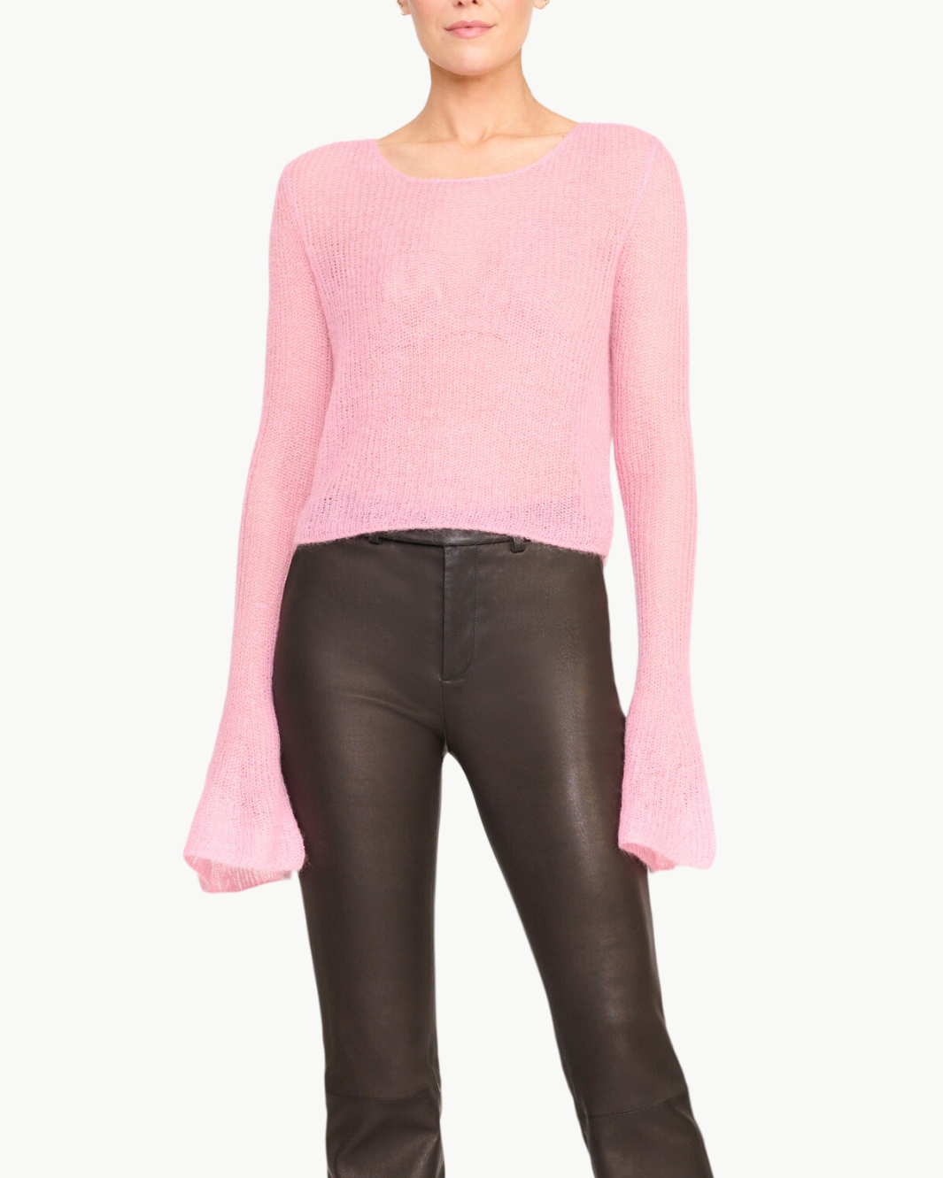 PARKER SWEATER IN DAMASK PINK