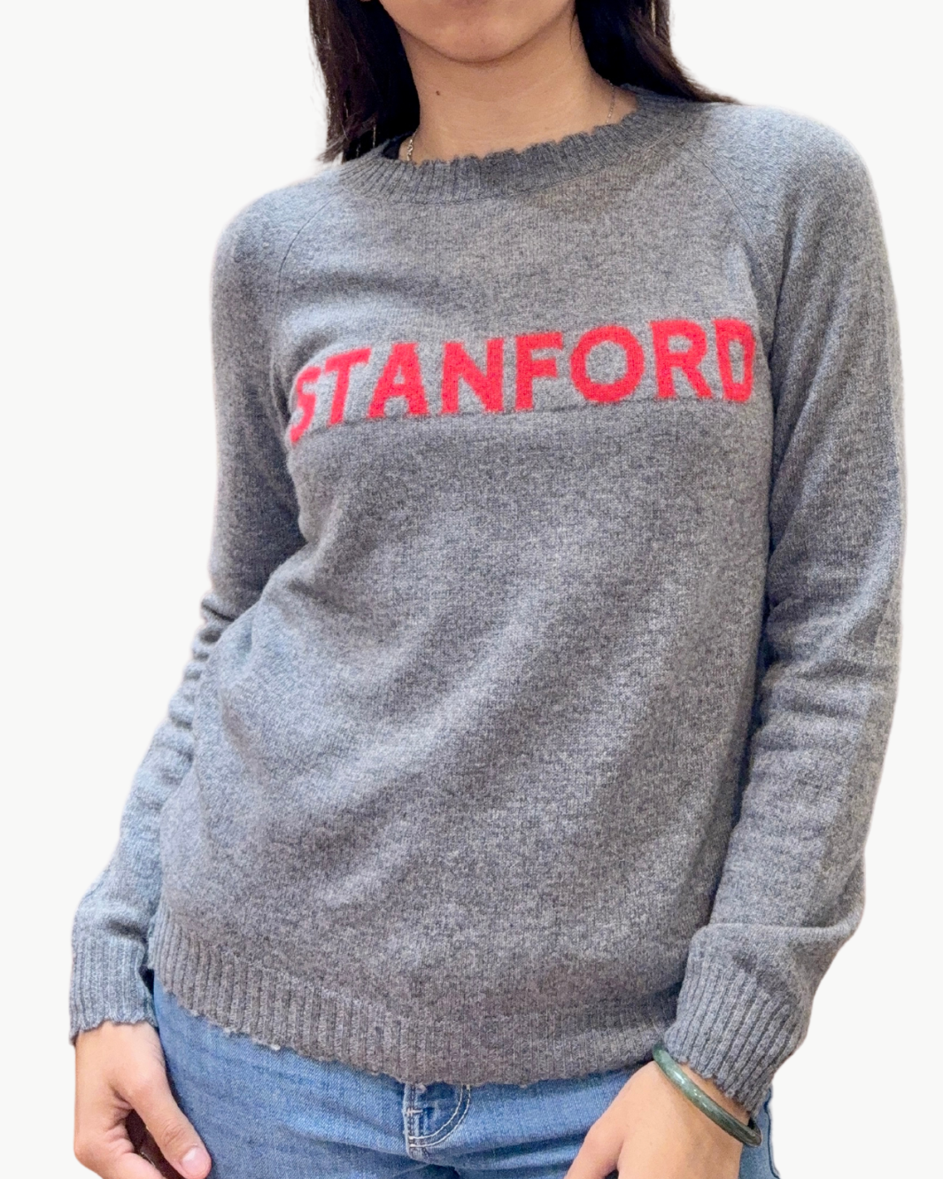 CUSTOM FRAYED CREW "STANFORD" IN KENSINGTON/LA SCALA