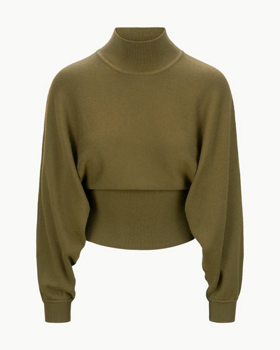 KAROLINE SWEATER IN SERGEANT GREEN