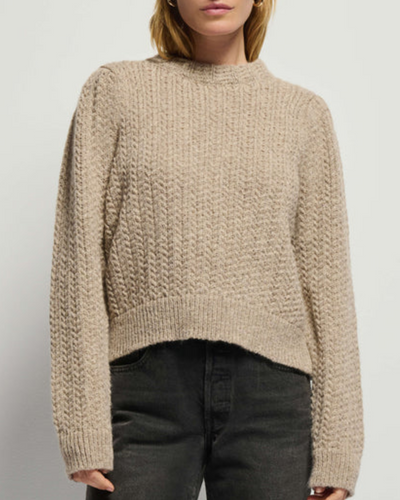 EBONY SWEATER IN OATMEAL HEATHER