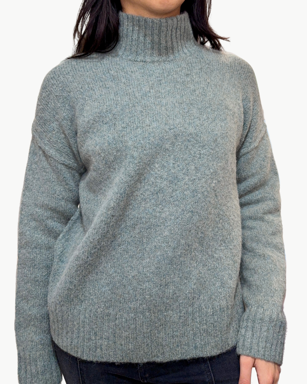 MYTHE KNIT PULLOVER IN SAGE