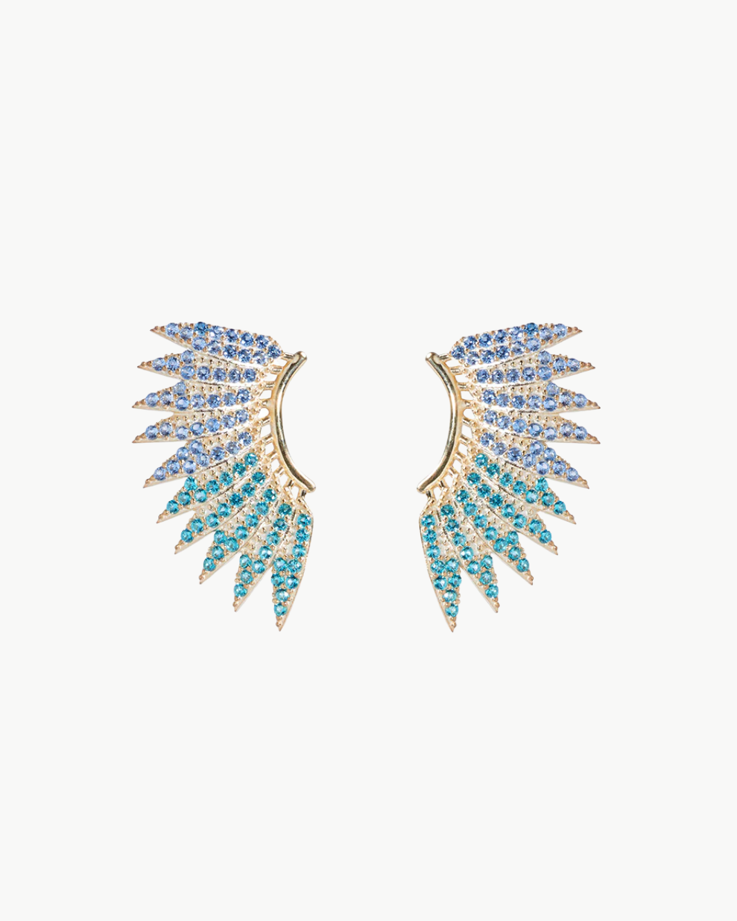 KELSEA EARRINGS IN BLUE CRYSTAL