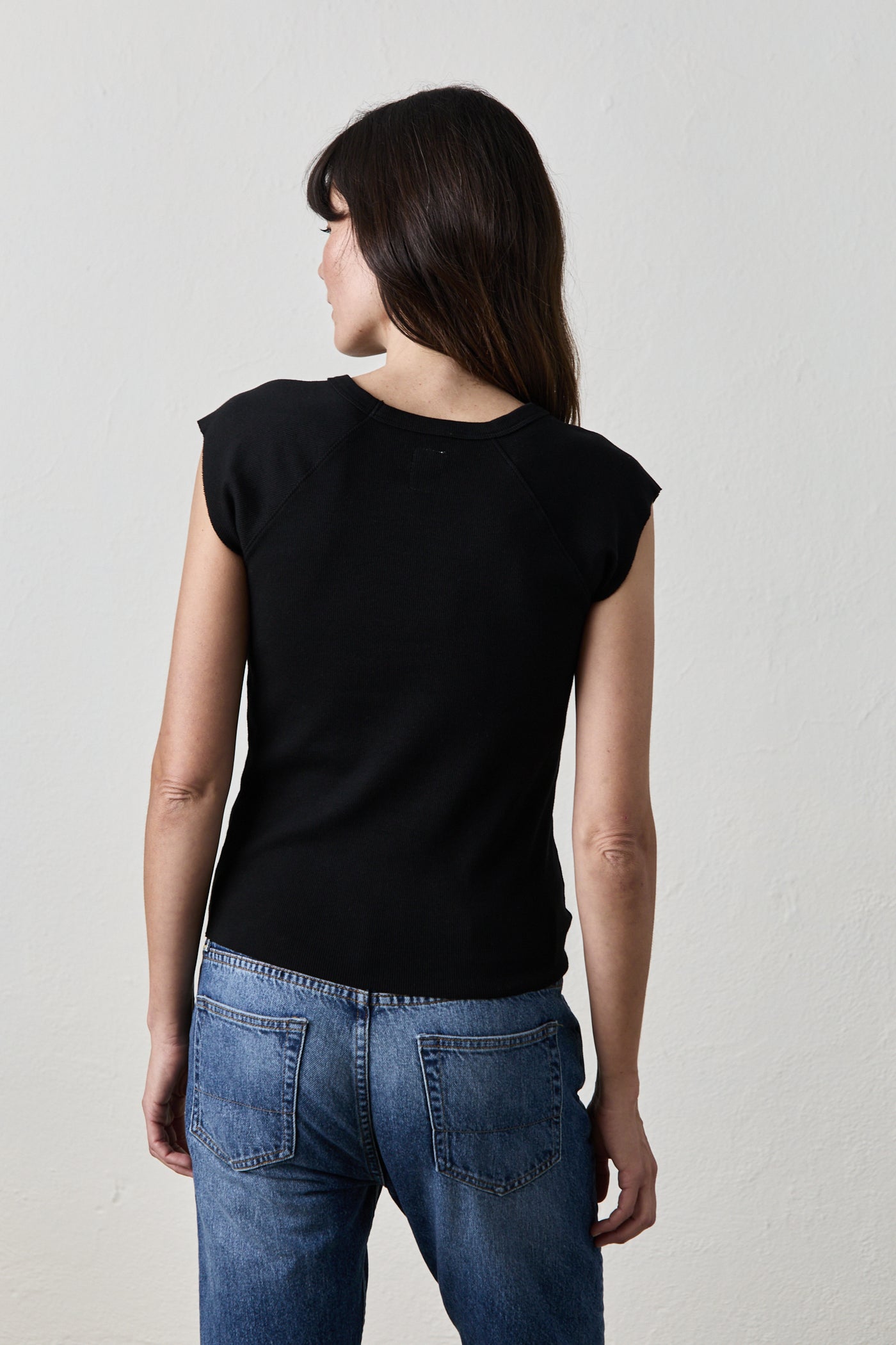 CHLOE RIB RAGLAN TEE