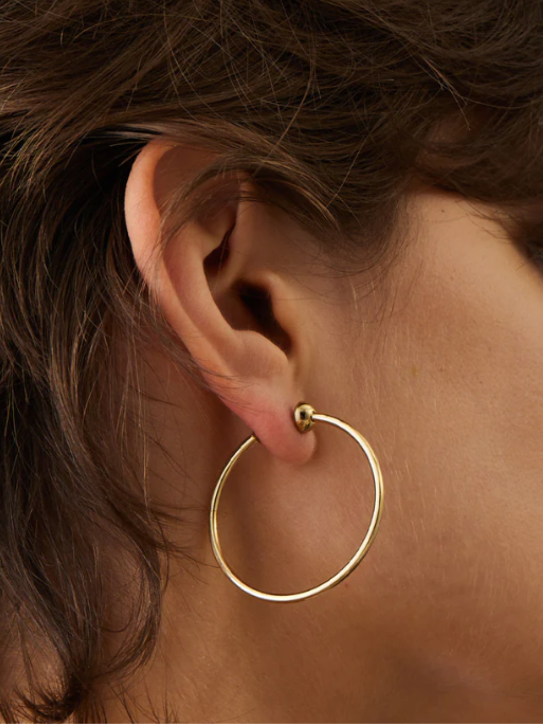 ICON HOOPS SMALL IN GOLD